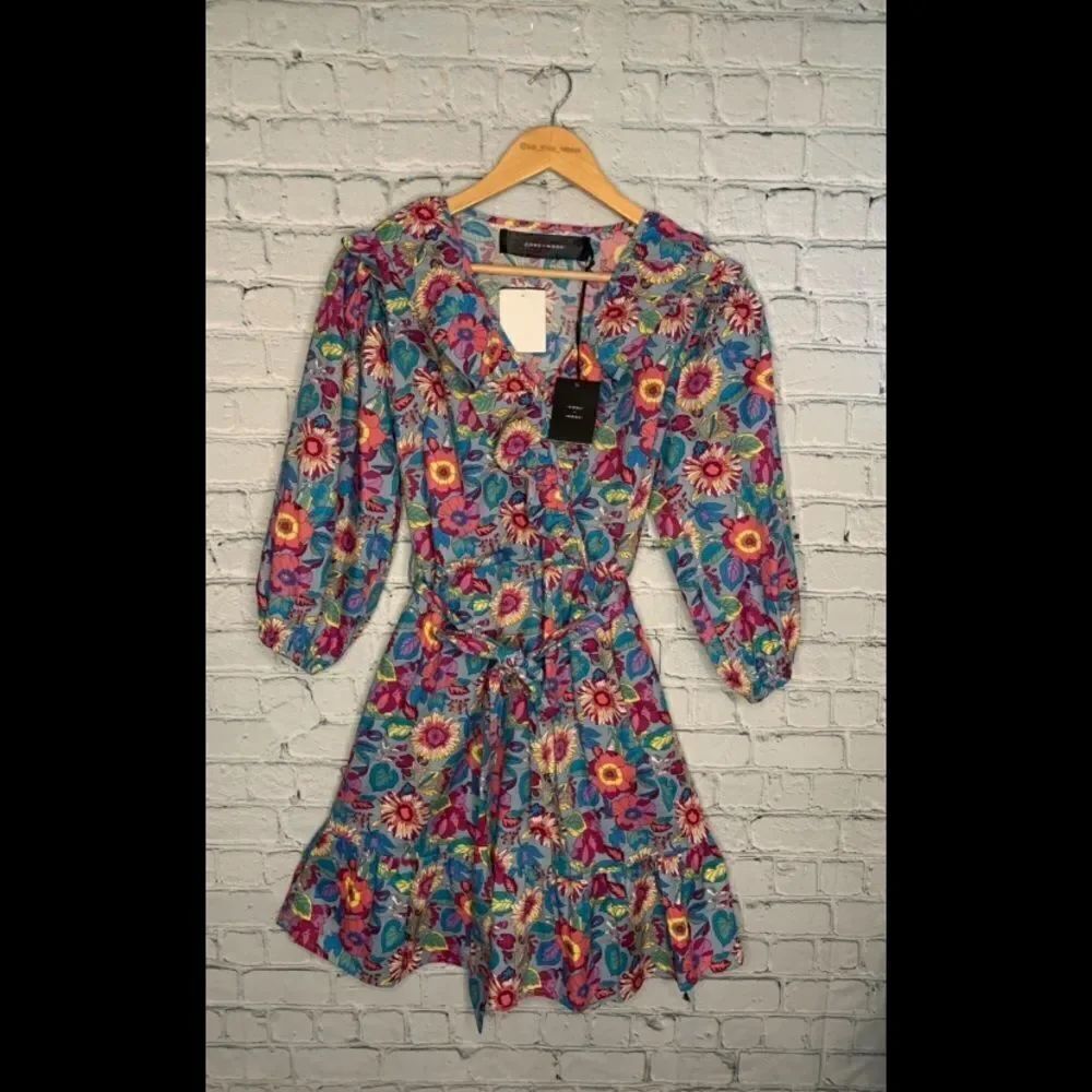NWT Code x Mode floral boho mini dress. Large